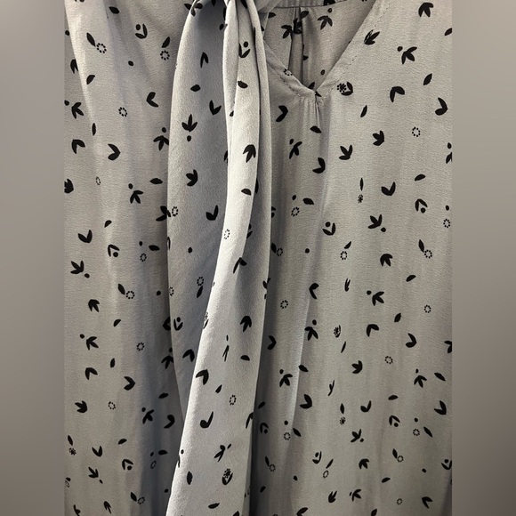 NWOT Free People Light Blue Patterned Top - Picture 7 of 9